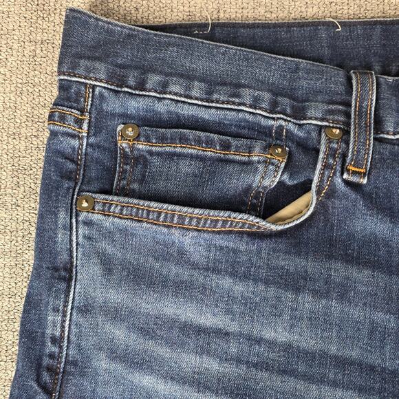 RAG & BONE NEW YORK MEN'S BLUE FIT 2 SLIM JEANS SIZE 36 THROOP COTTON BLEND - Picture 10 of 12